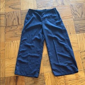 J. Jill Navy Stylish Navy Cropped Pants – Size S (Fits Like M)